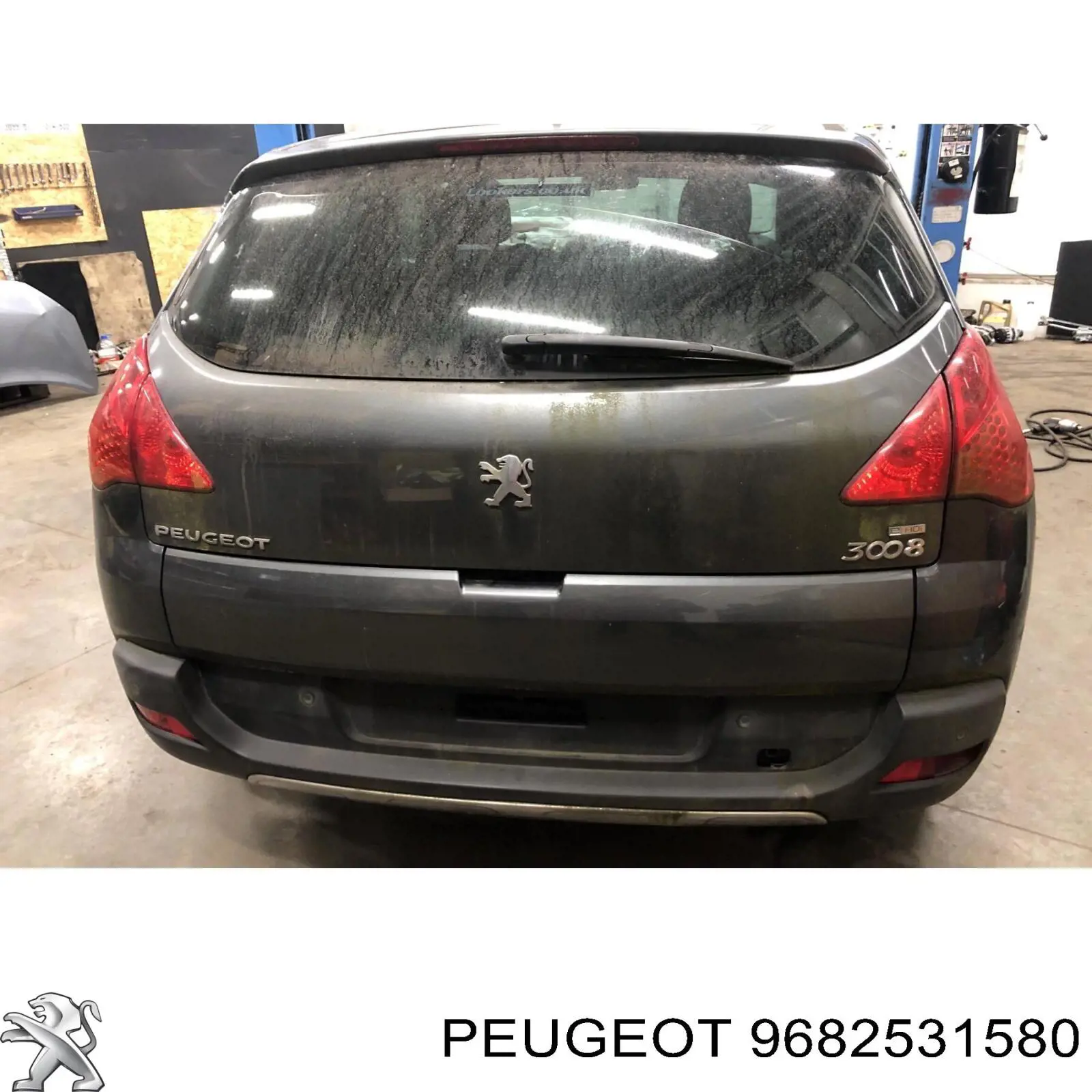 9682531580 Peugeot/Citroen condensador aire acondicionado