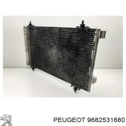 9682531680 Peugeot/Citroen condensador aire acondicionado