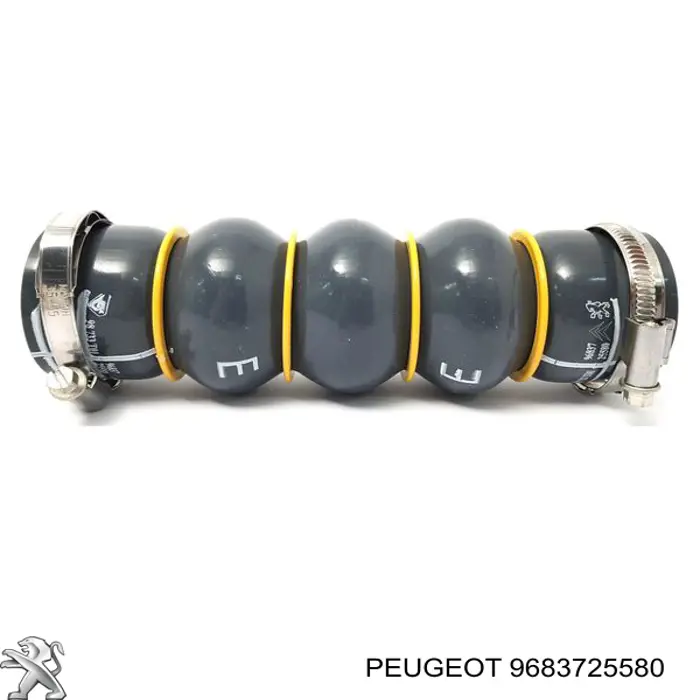 9683725580 Peugeot/Citroen tubo flexible de aire de sobrealimentación izquierdo