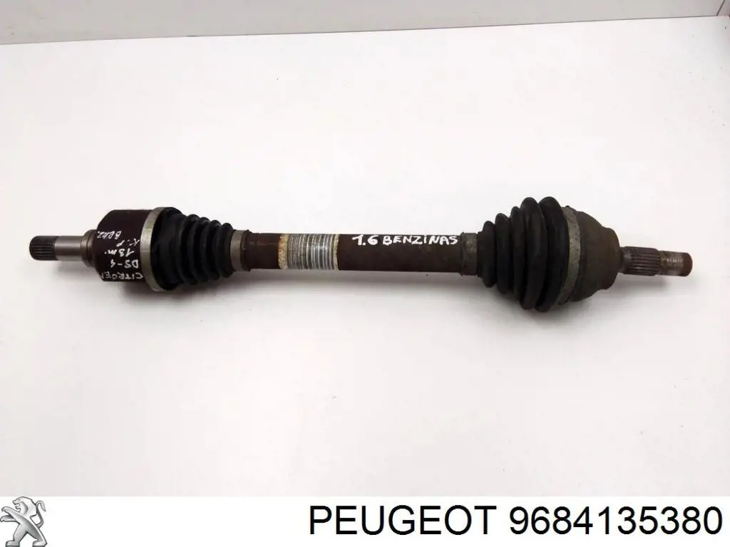 Semieje delantero izquierdo Peugeot/Citroen 9684135380 precio, desde 63,19 EUR