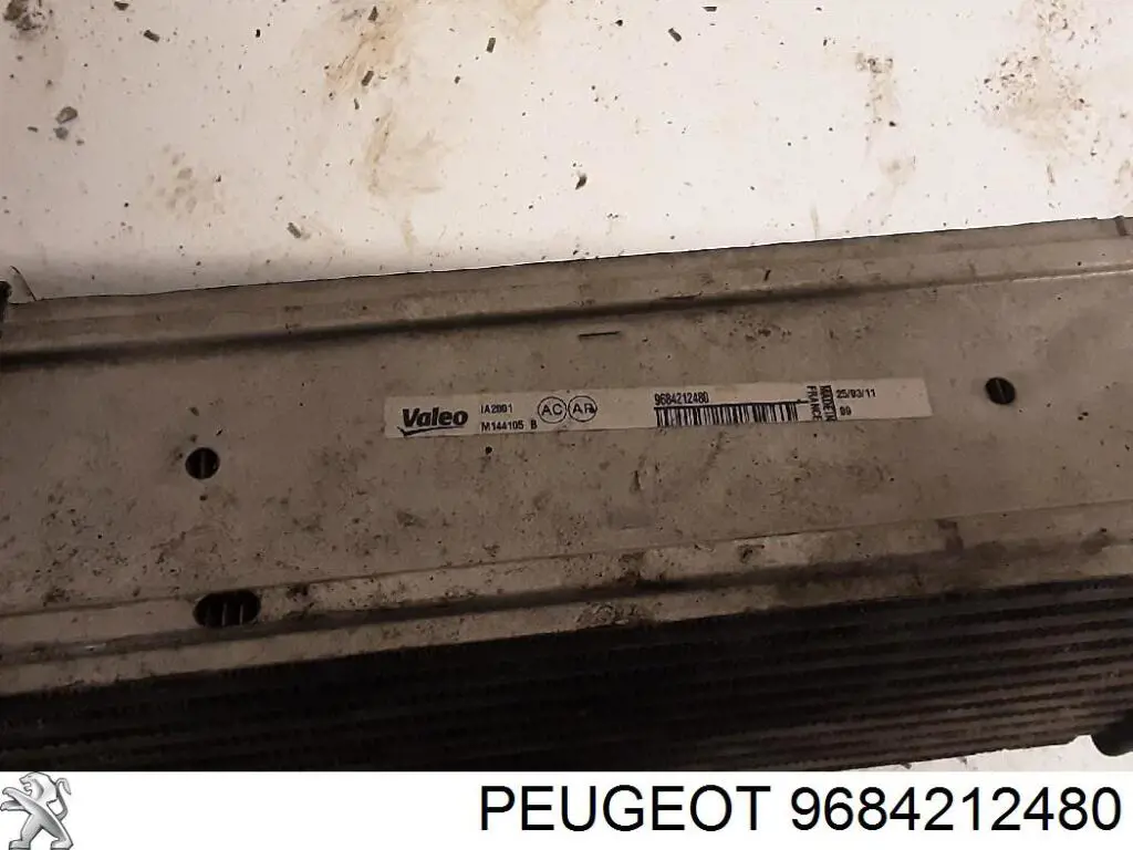 Radiador de aire de admisión Peugeot/Citroen 9684212480 precio, desde 74,54 EUR
