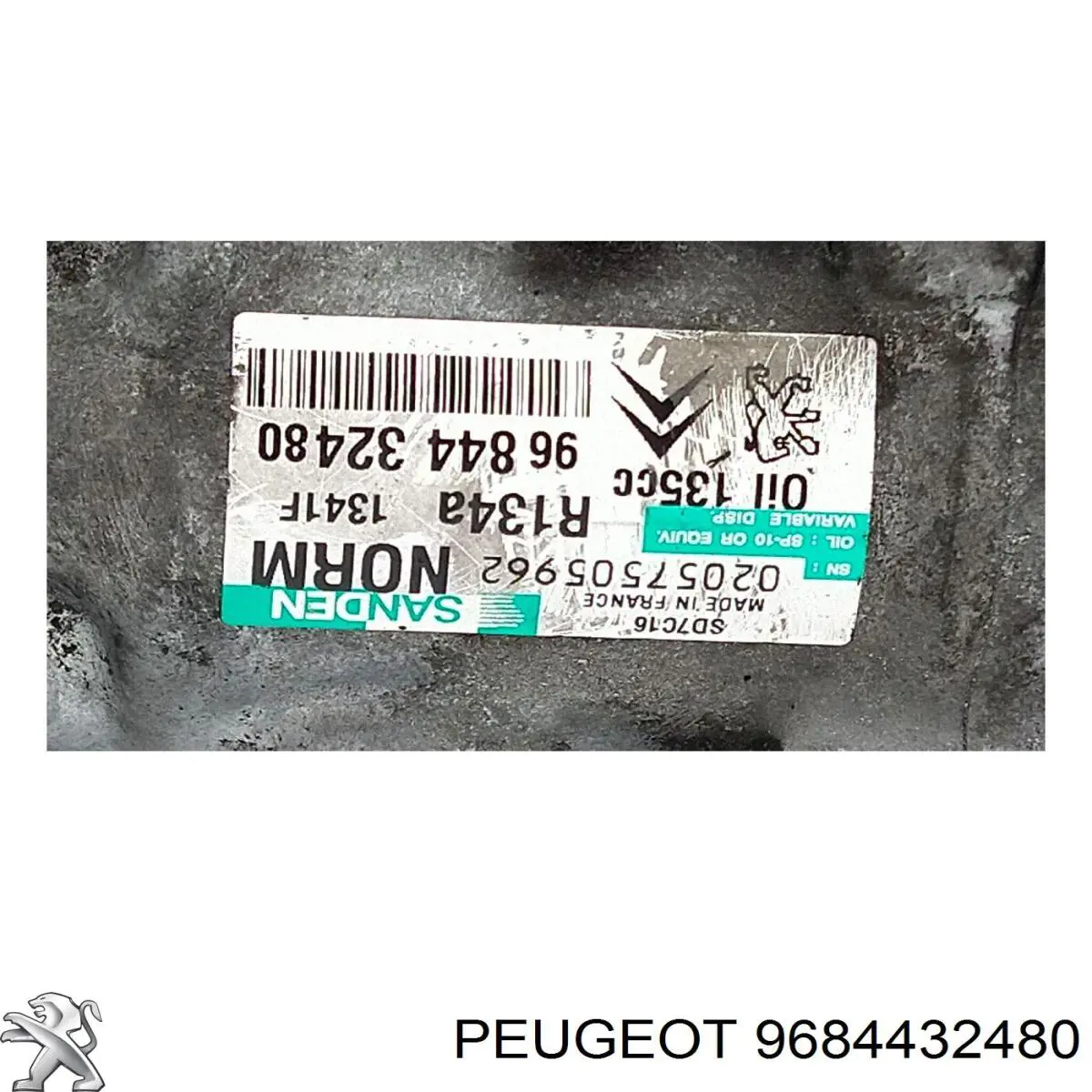 Compresor de aire acondicionado Citroen C4 UA