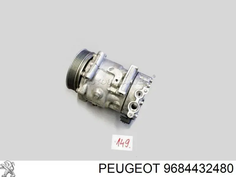 Compresor de aire acondicionado Citroen C4 UA