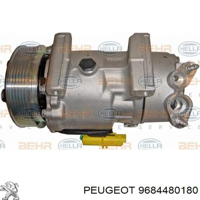 9684480180 Peugeot/Citroen compresor de aire acondicionado