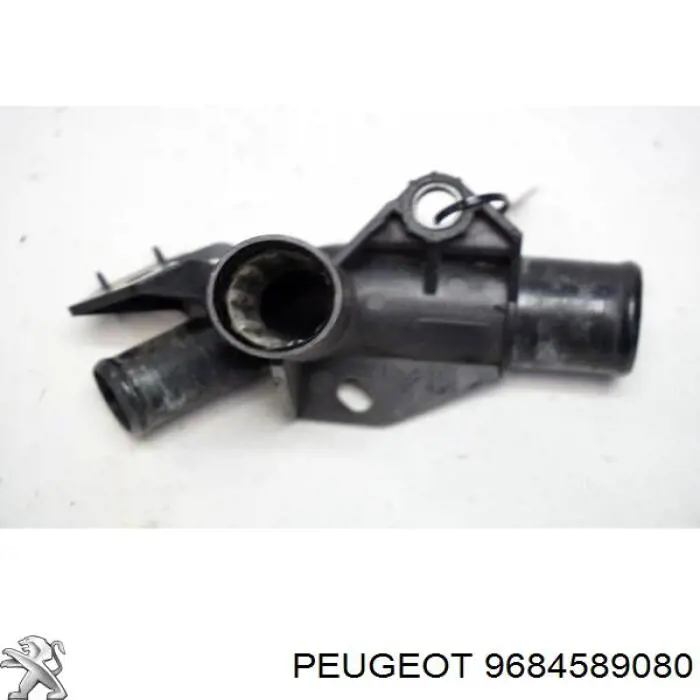 9684589080 Peugeot/Citroen brida del sistema de refrigeración (triple)