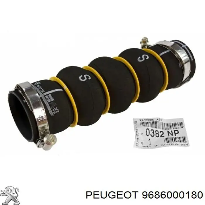 9686000180 Peugeot/Citroen tubo intercooler