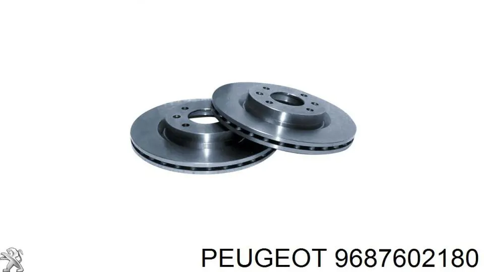 Disco de freno 9687602180 Peugeot/Citroen