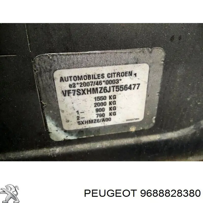  Peugeot/Citroen 9688828380 precio, desde 13,52 EUR