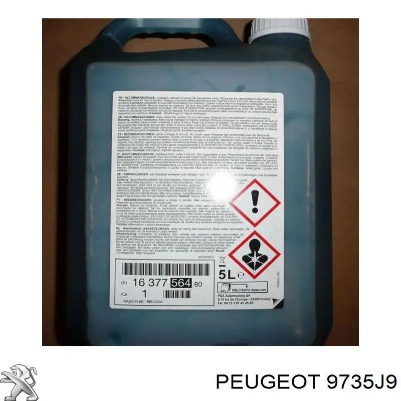 Líquido anticongelante Peugeot/Citroen PSA Longlife 20L (9735J9)
