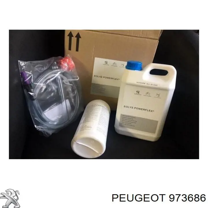 973686 Peugeot/Citroen Líquido para limpieza de filtros de partículas diésel