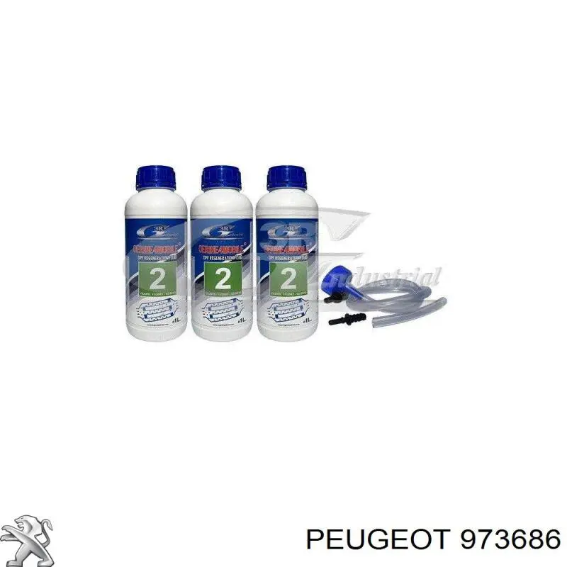 973686 Peugeot/Citroen Líquido para limpieza de filtros de partículas diésel