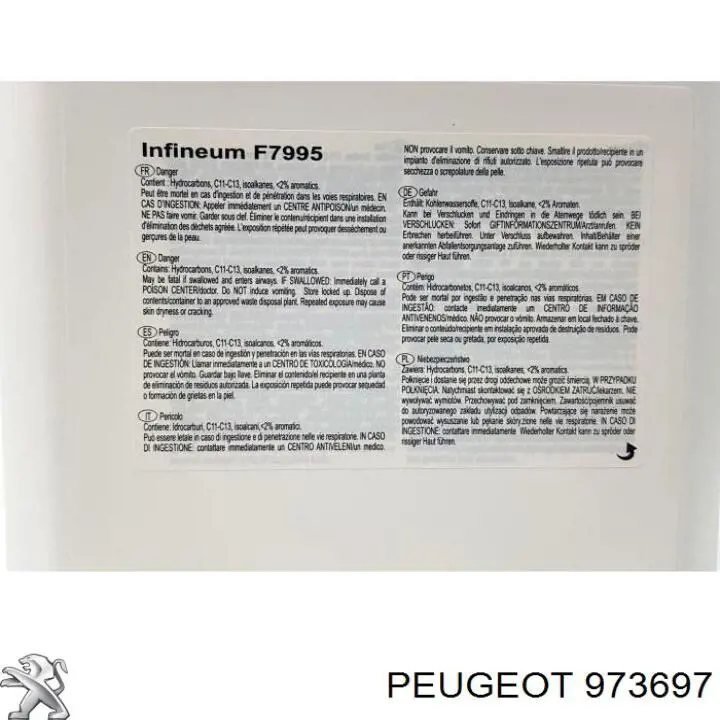 Líquido para limpieza de filtros de partículas diésel Peugeot/Citroen 973697 precio, desde 39,93 EUR