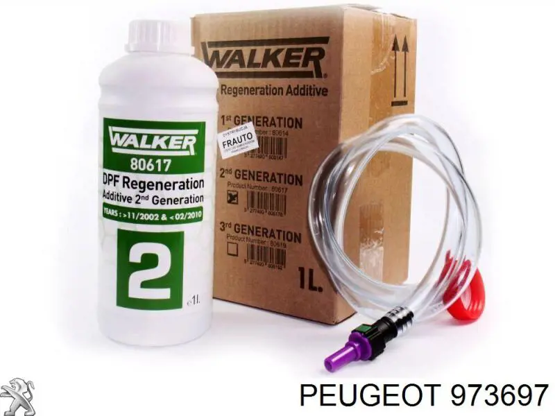 973697 Peugeot/Citroen Líquido para limpieza de filtros de partículas diésel