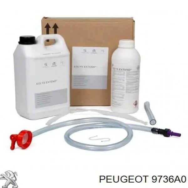 Líquido para limpieza de filtros de partículas diésel 9736A0 Peugeot/Citroen