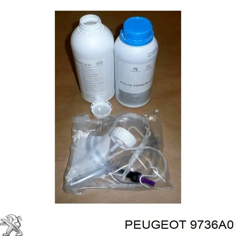 9736A0 Peugeot/Citroen Líquido para limpieza de filtros de partículas diésel