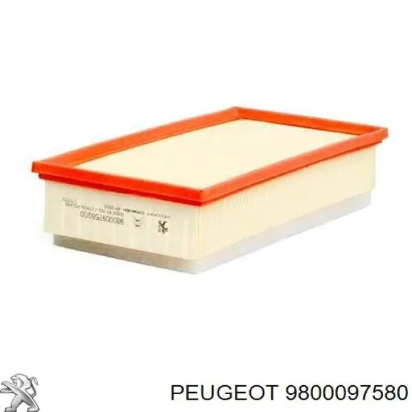 9800097580 Peugeot/Citroen Filtro de aire de motor