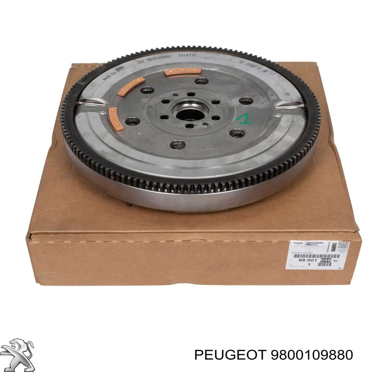 Volante motor 9800109880 Peugeot/Citroen