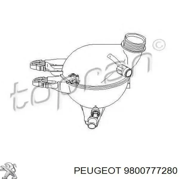 Botella de refrigeración Peugeot 208 CA, CC