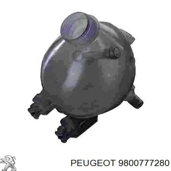 9800777280 Peugeot/Citroen vaso de expansión, refrigerante