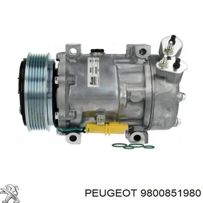 Compresor de aire acondicionado Peugeot Expert VF