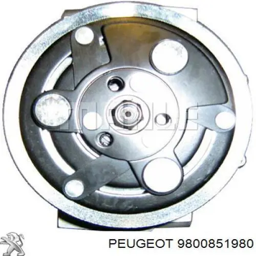 9800851980 Peugeot/Citroen compresor de aire acondicionado