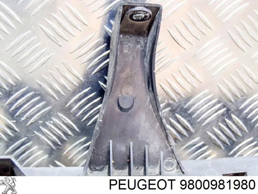 Soporte central del parachoques trasero 9800981980 Peugeot/Citroen