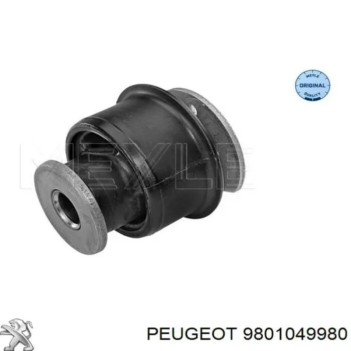 Comprar 9801049980 Peugeot/Citroen Buje del brazo longitudinal inferior trasero
