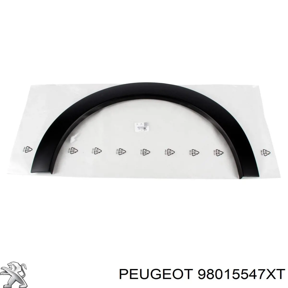 98015547XT Peugeot/Citroen Extensión de aleta delantera izquierda