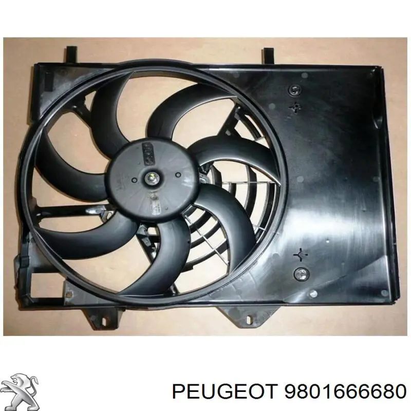 9801666680 Peugeot/Citroen ventilador del motor