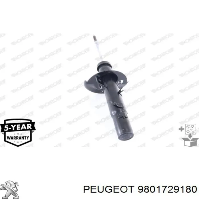 Amortiguador delantero derecho Peugeot/Citroen 9801729180 precio, desde 59,53 EUR