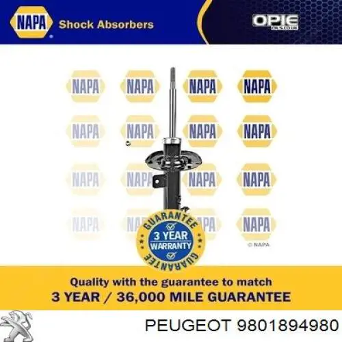 Comprar 9801894980 Peugeot/Citroen Amortiguador delantero derecho