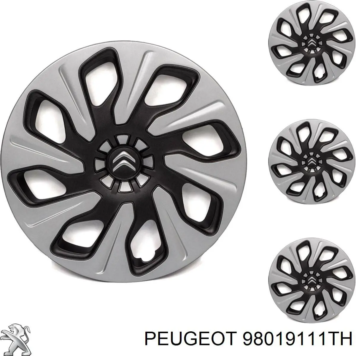 98019111TH Peugeot/Citroen Cubierta de la Llanta