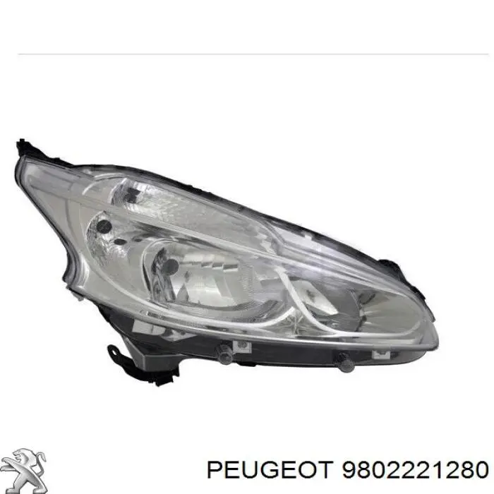 9802221280 Peugeot/Citroen faro derecho