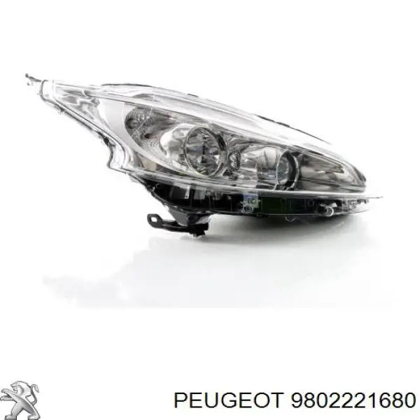 9802221680 Peugeot/Citroen faro derecho