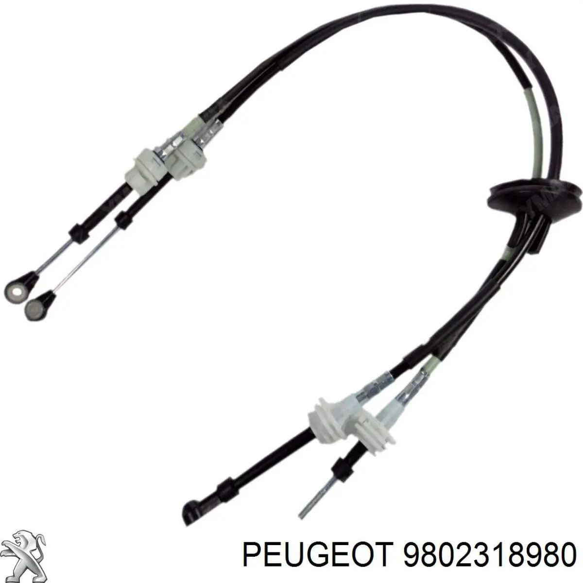 9802318980 Peugeot/Citroen soporte para taco de motor izquierdo