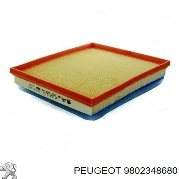 9802348680 Peugeot/Citroen Filtro de aire de motor