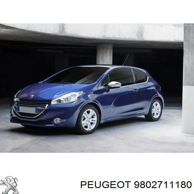 9802711180 Peugeot/Citroen guardabarros interior, aleta delantera, izquierdo