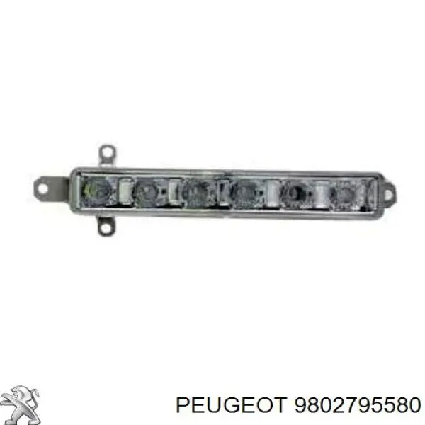 9802795580 Peugeot/Citroen piloto intermitente, parachoques