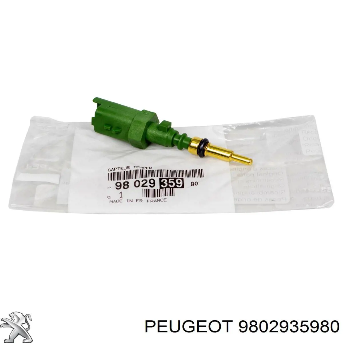 9802935980 Peugeot/Citroen Sensor temperatura refrigerante