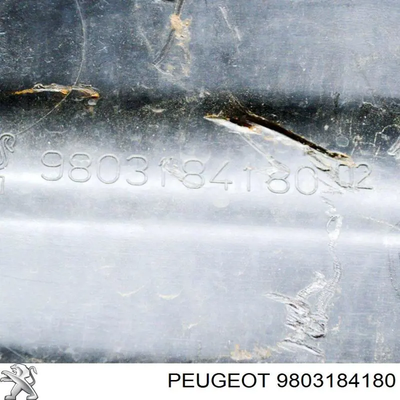 Moldura derecha del parachoques delantero 7452J1 Peugeot/Citroen