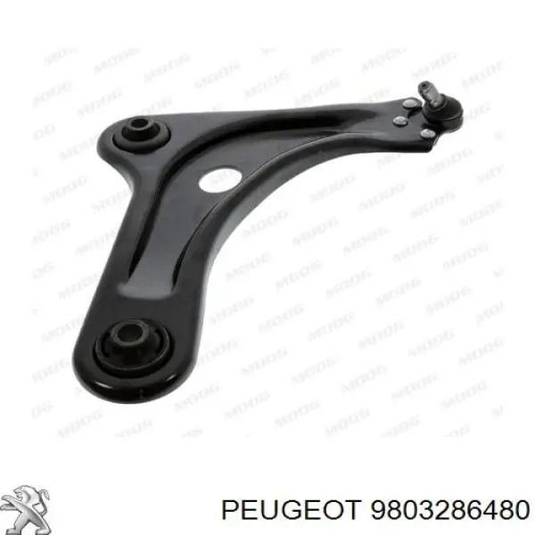 9803286480 Peugeot/Citroen Brazo inferior derecho de la suspensión delantera