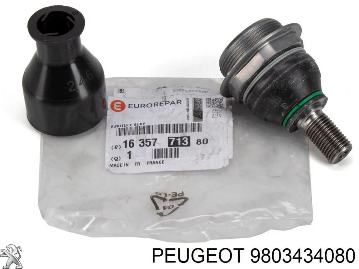 Rótula inferior de suspensión 9803434080 Peugeot/Citroen