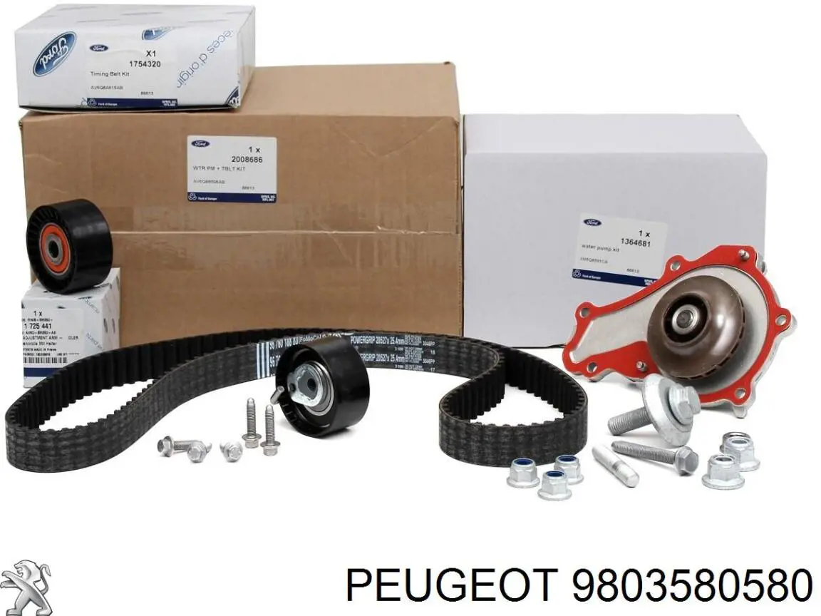 Correa de alternador 9803580580 Peugeot/Citroen