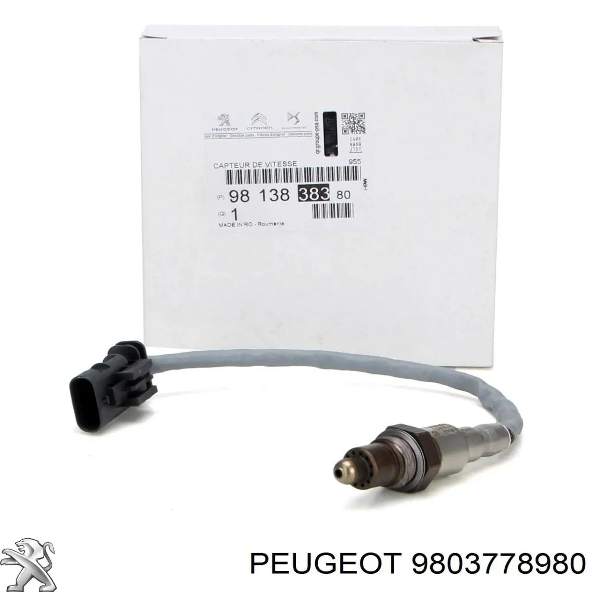 Soporte izquierdo del radiador del intercooler 9803778980 Peugeot/Citroen