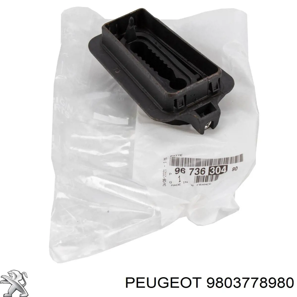 9803778980 Peugeot/Citroen Soporte izquierdo del radiador del intercooler