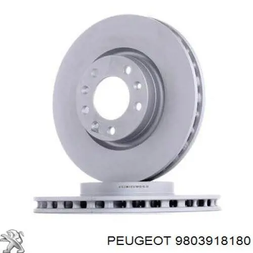 Disco de freno 9803918180 Peugeot/Citroen