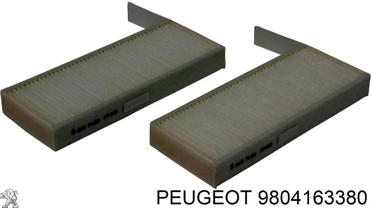 9804163380 Peugeot/Citroen filtro de habitáculo