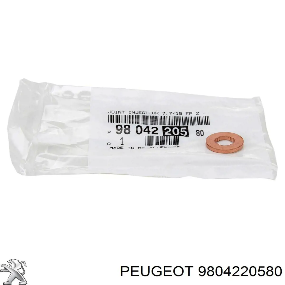 Comprar 9804220580 Peugeot/Citroen Junta de inyectores