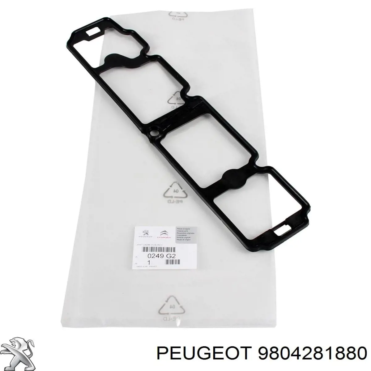 Junta de radiador de aceite Peugeot/Citroen 9804281880