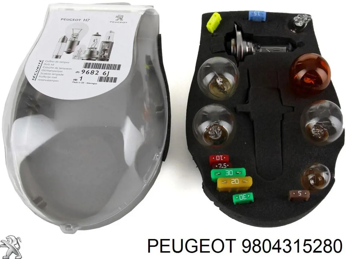 9804315280 Peugeot/Citroen Reflector, trasero, izquierdo